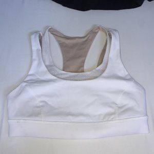 LULULEMON ATHLETICA - white sports bra